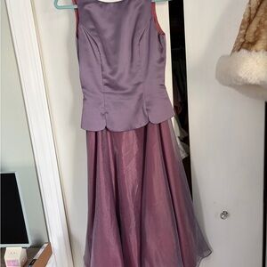 Dave & Johnny Mauve vintage fairycore formal dress